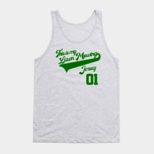 This is My Lawn Mowing Jersey Dad Shirt Tank Top